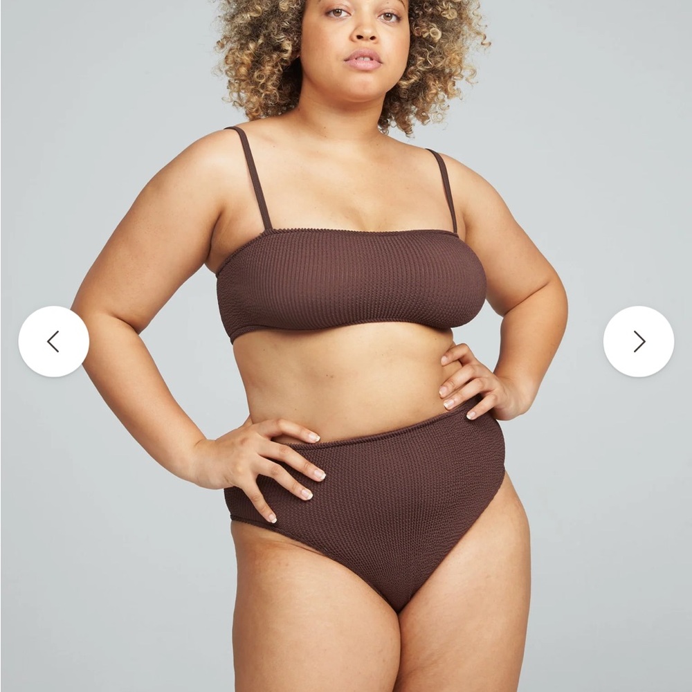 YouSwim Poise Two Piece High Waist Bikini in Espresso - Used Condition